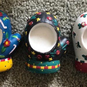 Mary Engelbreit Mitten Candle Holders (Set of 3)